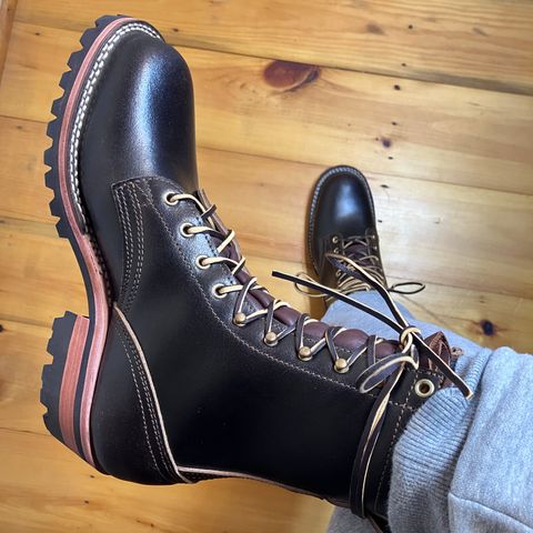 Nicks Urban Logger in Horween Brown Waxed Flesh