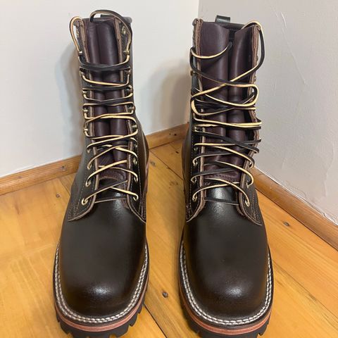 Nicks Urban Logger in Horween Brown Waxed Flesh