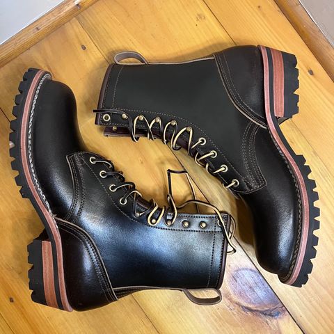 Nicks Urban Logger in Horween Brown Waxed Flesh