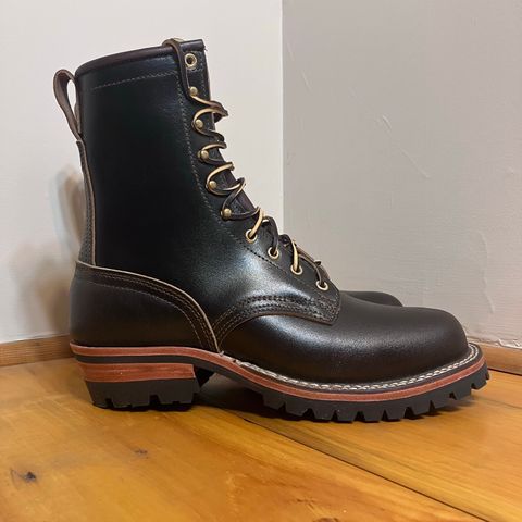Nicks Urban Logger in Horween Brown Waxed Flesh