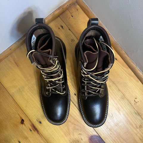 Nicks Urban Logger in Horween Brown Waxed Flesh
