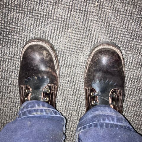 Nicks Urban Logger in Horween Brown Waxed Flesh