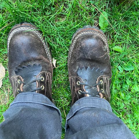 Nicks Urban Logger in Horween Brown Waxed Flesh