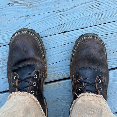 Nicks Urban Logger in Horween Brown Waxed Flesh