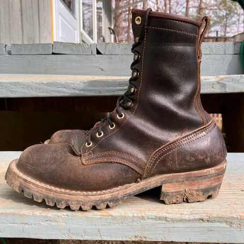 Nicks Urban Logger in Horween Brown Waxed Flesh
