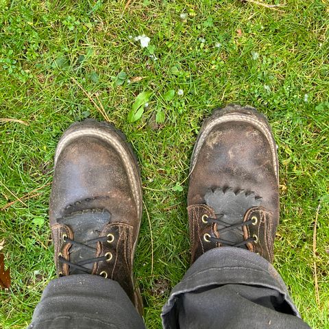 Nicks Urban Logger in Horween Brown Waxed Flesh