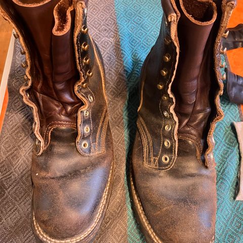 Nicks Urban Logger in Horween Brown Waxed Flesh