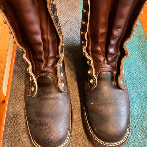 Nicks Urban Logger in Horween Brown Waxed Flesh