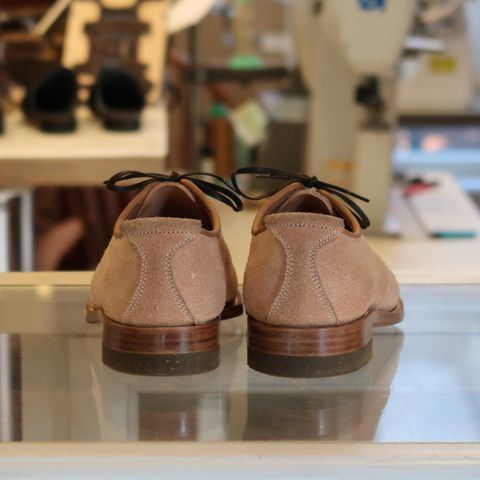 Unsung Prototype Service Shoes in Wickett & Craig Natural Latigo Roughout
