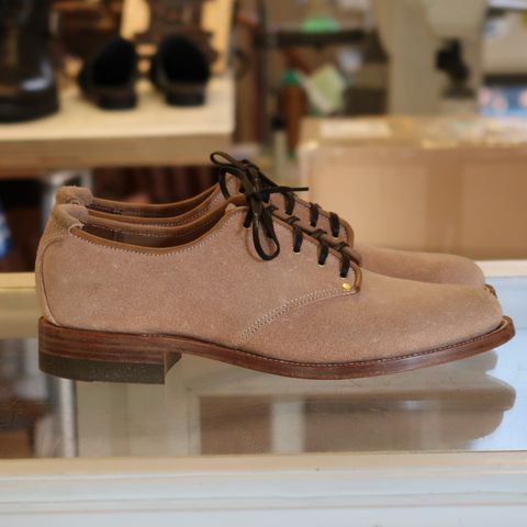 Unsung Prototype Service Shoes in Wickett & Craig Natural Latigo Roughout