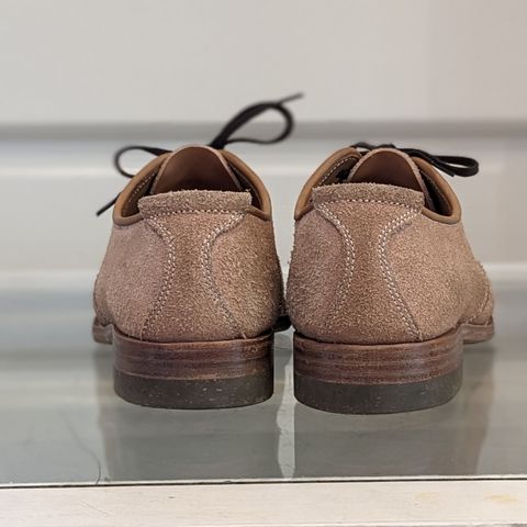 Unsung Prototype Service Shoes in Wickett & Craig Natural Latigo Roughout