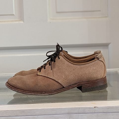 Unsung Prototype Service Shoes in Wickett & Craig Natural Latigo Roughout