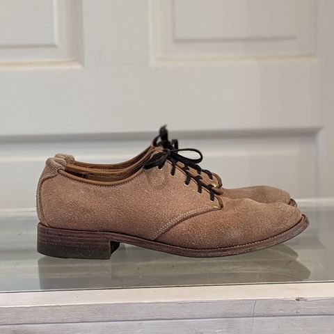 Unsung Prototype Service Shoes in Wickett & Craig Natural Latigo Roughout