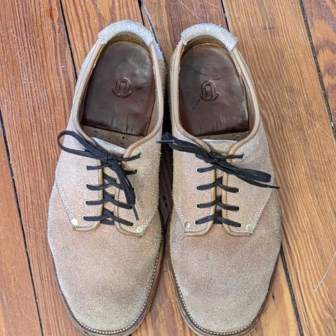 Unsung Prototype Service Shoes in Wickett & Craig Natural Latigo Roughout