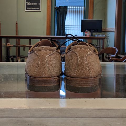 Unsung Prototype Service Shoes in Wickett & Craig Natural Latigo Roughout