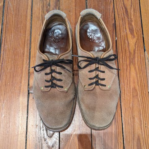 Unsung Prototype Service Shoes in Wickett & Craig Natural Latigo Roughout