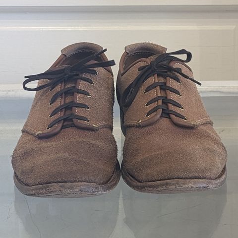 Unsung Prototype Service Shoes in Wickett & Craig Natural Latigo Roughout