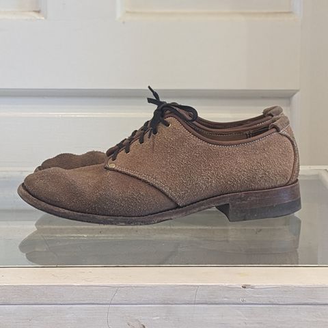 Unsung Prototype Service Shoes in Wickett & Craig Natural Latigo Roughout