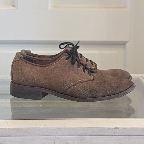 Unsung Prototype Service Shoes in Wickett & Craig Natural Latigo Roughout