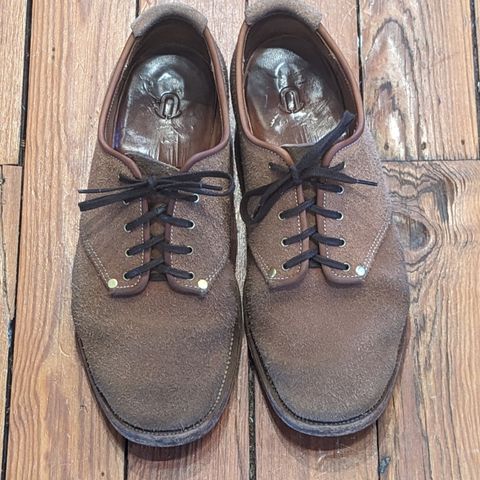 Unsung Prototype Service Shoes in Wickett & Craig Natural Latigo Roughout