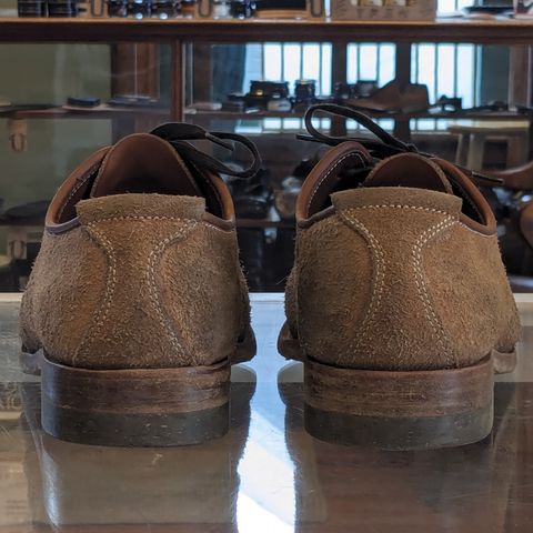 Unsung Prototype Service Shoes in Wickett & Craig Natural Latigo Roughout