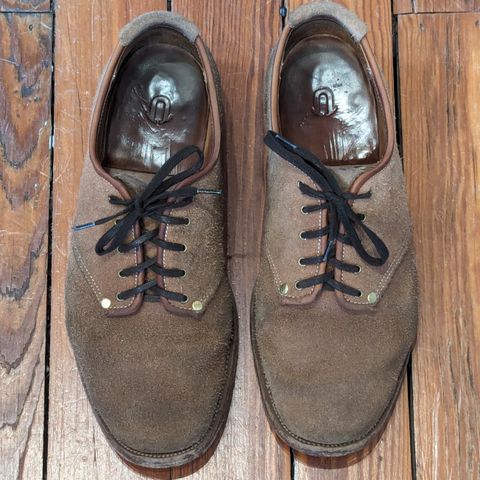 Unsung Prototype Service Shoes in Wickett & Craig Natural Latigo Roughout