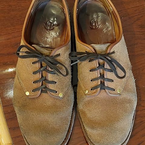 Unsung Prototype Service Shoes in Wickett & Craig Natural Latigo Roughout