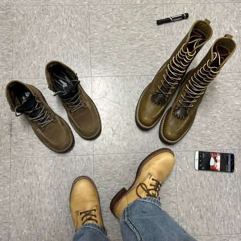 Wolverine 1000 Mile Evans Boot in Horween Olive Tanned