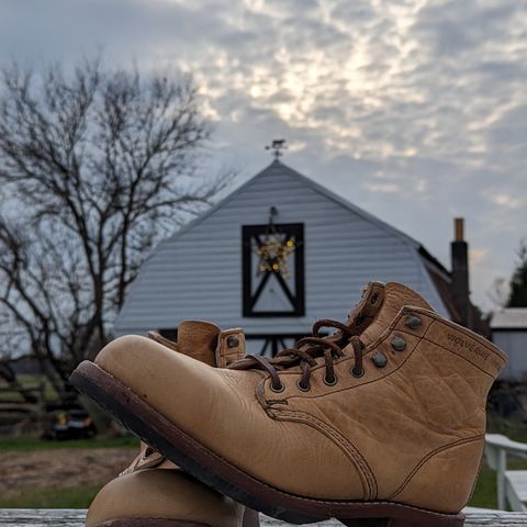 Wolverine 1000 Mile Evans Boot in Horween Olive Tanned