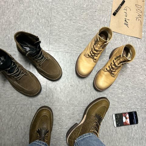 Nicks MTO in Law Tanning Olive Smooth Shruken Bison