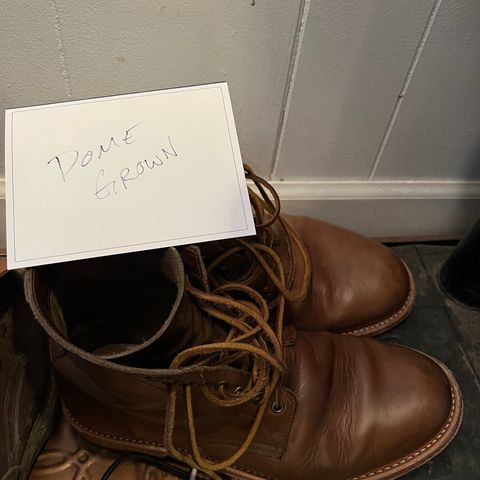 Oak Street Bootmakers Trench Boot in Horween Natural Chromexcel