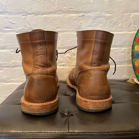Oak Street Bootmakers Trench Boot in Horween Natural Chromexcel