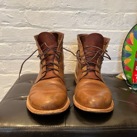 Oak Street Bootmakers Trench Boot in Horween Natural Chromexcel