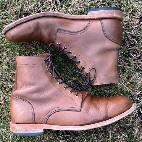 Oak Street Bootmakers Trench Boot in Horween Natural Chromexcel