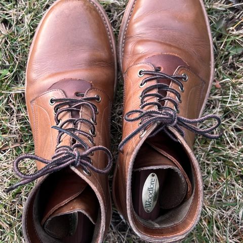 Oak Street Bootmakers Trench Boot in Horween Natural Chromexcel