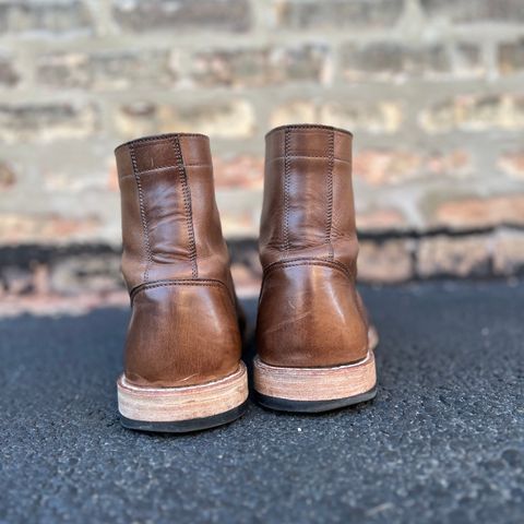 Oak Street Bootmakers Trench Boot in Horween Natural Chromexcel