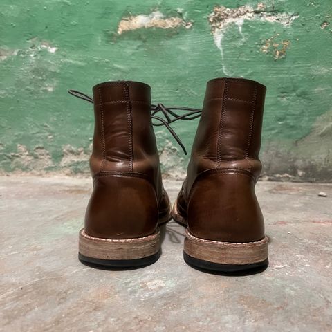 Oak Street Bootmakers Trench Boot in Horween Natural Chromexcel