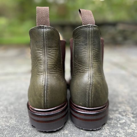 Viberg Chelsea in Horween Olive Chromepak