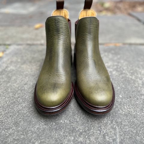 Viberg Chelsea in Horween Olive Chromepak