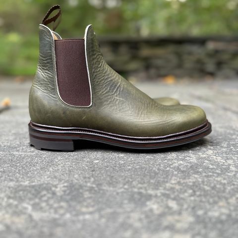 Viberg Chelsea in Horween Olive Chromepak