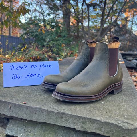 Viberg Chelsea in Horween Olive Chromepak