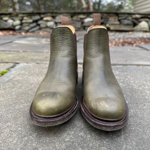 Viberg Chelsea in Horween Olive Chromepak