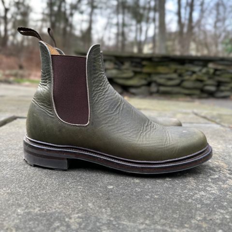 Viberg Chelsea in Horween Olive Chromepak