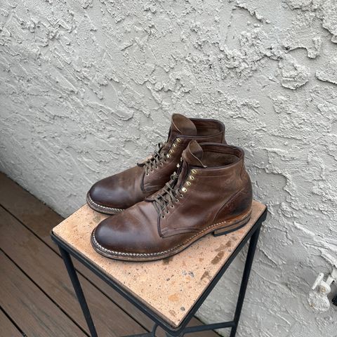 Viberg Service Boot in Horween Natural Chromexcel