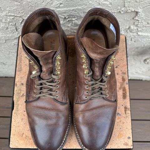 View photo of Viberg Service Boot in Horween Natural Chromexcel