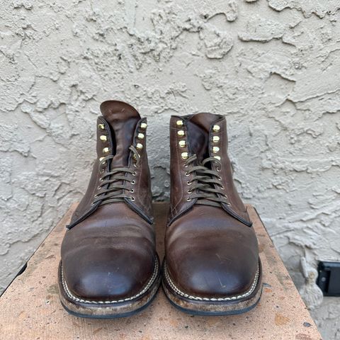 View photo of Viberg Service Boot in Horween Natural Chromexcel