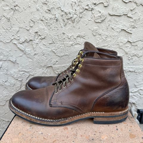 View photo of Viberg Service Boot in Horween Natural Chromexcel