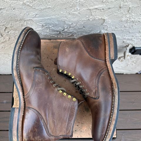 View photo of Viberg Service Boot in Horween Natural Chromexcel