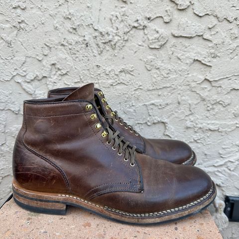 View photo of Viberg Service Boot in Horween Natural Chromexcel