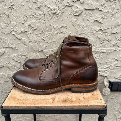 View photo of Viberg Service Boot in Horween Natural Chromexcel